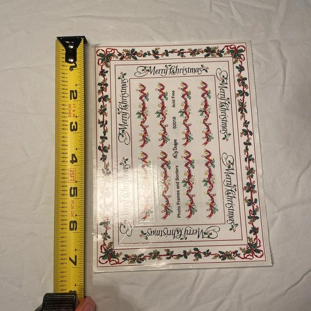 K&Company Assorted Christmas Scrapbooking Stickers Set of 5 Sheets NWOT
